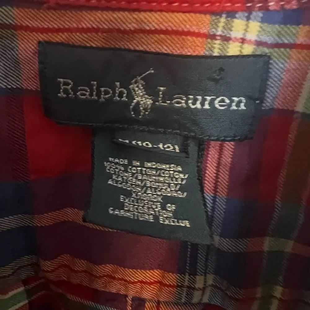 Ralph Lauren Red Plaid Shirt